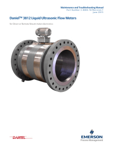 Daniel 3812 Liquid Ultrasonic Flow Meter