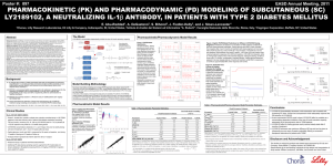 PHARMACOKINETIC (PK) AND PHARMACODYNAMIC (PD