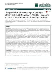 The preclinical pharmacology of the high affinity anti-IL
