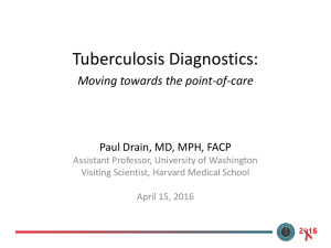 TB diagnosis at PHC - Southern African HIV Clinicians Society