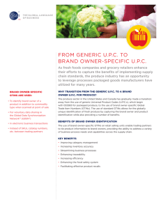 from generic upc to brand owner-specific upc
