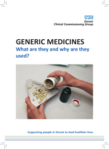generic medicines