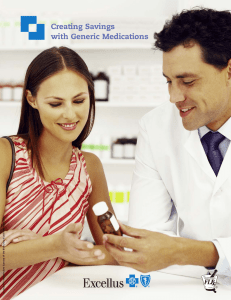 Creating Savings with Generic Medications