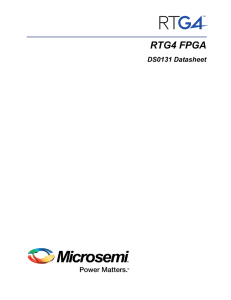 DS0131: RTG4 FPGA Datasheet