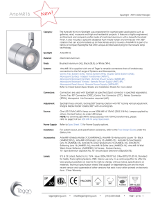 Arte-MR-16 - Tegan Lighting