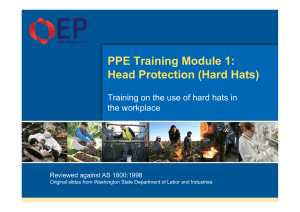 PPE Training Module 1: Head Protection (Hard Hats)