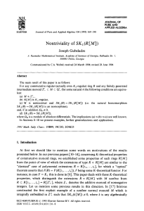 Nontriviality of SK1 (R [MJ)