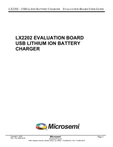 LX2202 Evaluation Board User Guide