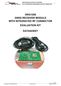 Evaluation Kit-ORG1208 evk datasheet