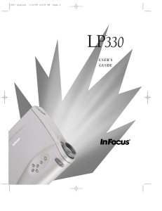 InFocus-LP330-UserGuide Detailed operating manual