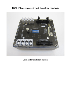 MGL Electronic circuit breaker module