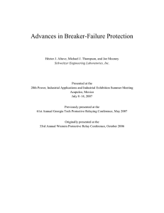 Advances in Breaker-Failure Protection