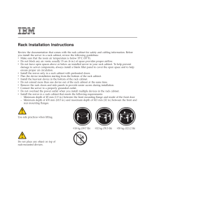 IBM Rack Installation Instructions