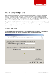 HOWTO Configure Split DNS
