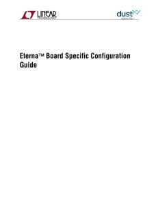 Eterna Board Specific Configuration Guide