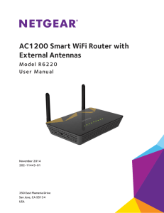 AC1200 Smart WiFi Router with External Antennas