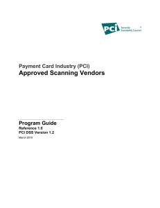 Approved Scanning Vendors - PCI Security Standards Council