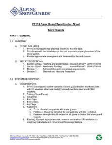 PP115 Specification Sheet