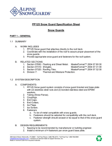 PP125 Specification Sheet