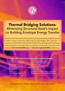 Thermal Bridging Solutions - Modern Steel Construction