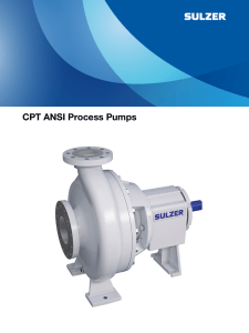 CPT ANSI Process Pumps
