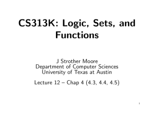 Lecture 12 - Department of Computer Science
