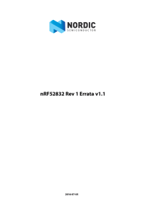 nRF52832 Rev 1 Errata v1.1