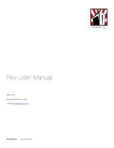 Rev2 User Manual