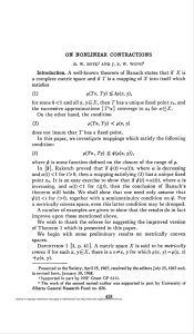 ON NONLINEAR CONTRACTIONS (3) p(Tx, Ty) ^ Mp(x, y))