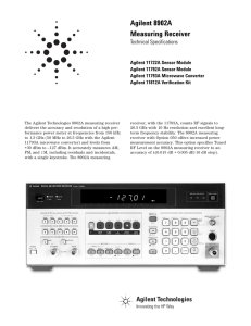 Agilent 8902A Measuring Receiver