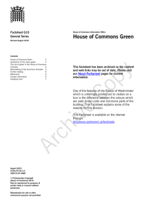 House of Commons Green