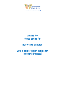 Non-verbal children - Colour Blind Awareness