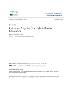 Colors and Mapping: The Right to Receive Information