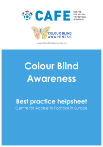 Colour Blind Awareness - Centre for Access to Football in Europe