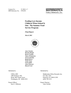 Final Report - Mathematica Policy Research