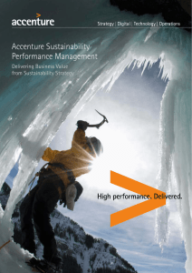 Accenture Sustainability Performance Management