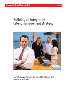 Building an integrated talent management strategy