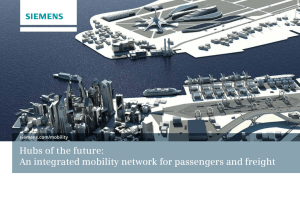 Hubs of the future: An integrated mobility network for passengers