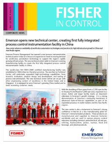 Emerson opens new technical center, creating first fully integrated