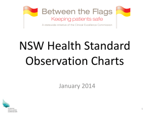 NSW Health Standard Observation Charts - Between the Flags -SLHD
