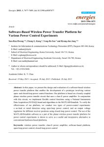 Software-Based Wireless Power Transfer Platform for Various Power