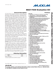 Evaluates: MAX17000/MAX17007A/MAX17028/MAX17030
