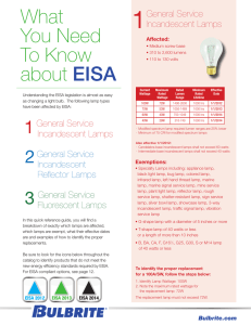 EISA Legislation Reference Guide