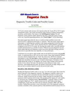 Off-Road.Com - Toyota Tech - Diagnostic Trouble - 22RTE