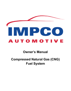 (CNG) Fuel System - IMPCO