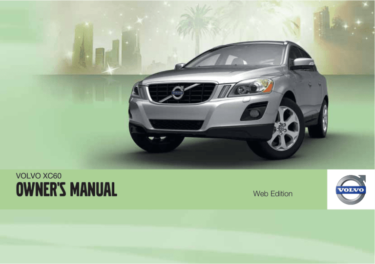 VOLVO XC60 Owner`s Manual