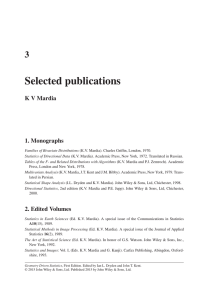 Selected publications