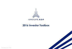 ADP 2016 toolbox - Aéroports de Paris