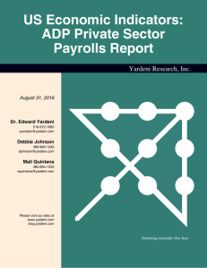 US Economic Indicators: ADP Private Sector