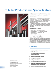 Tubular Products Brochure